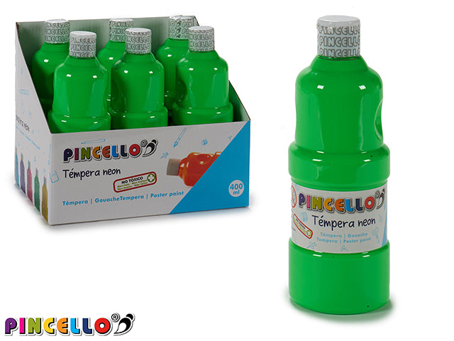 Tempera Paint 400Ml Neon Green