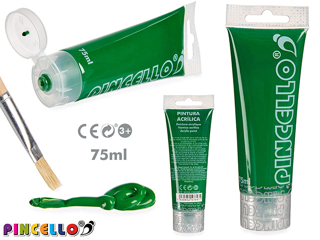 Acrylic Painta Tube 75Ml Dark Green