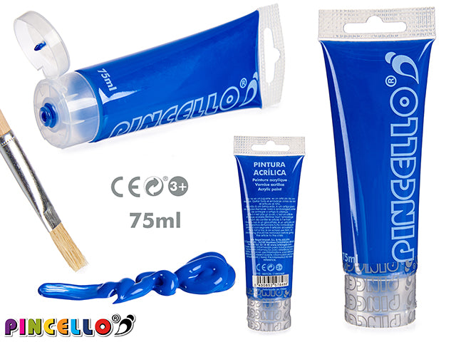 Acrylic Paint Tube 75Ml Dark Blue
