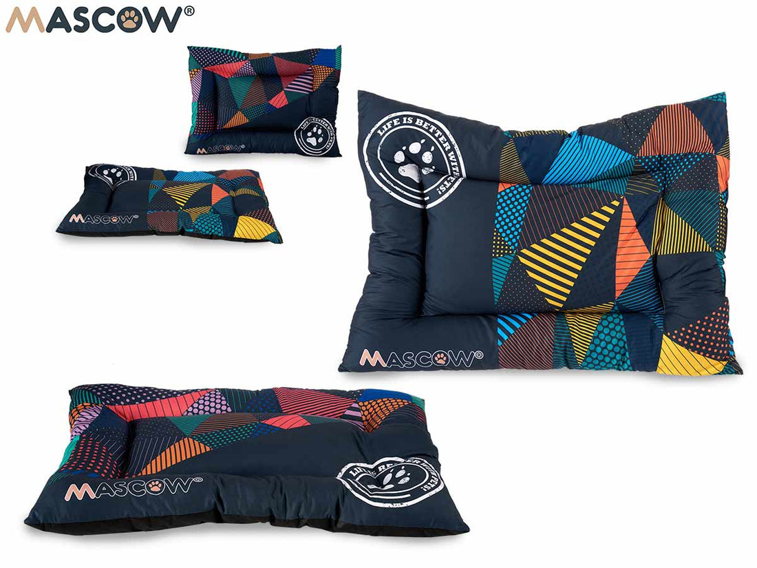 67X85Cm Assort 2 Pet Bed Geometric Pattern