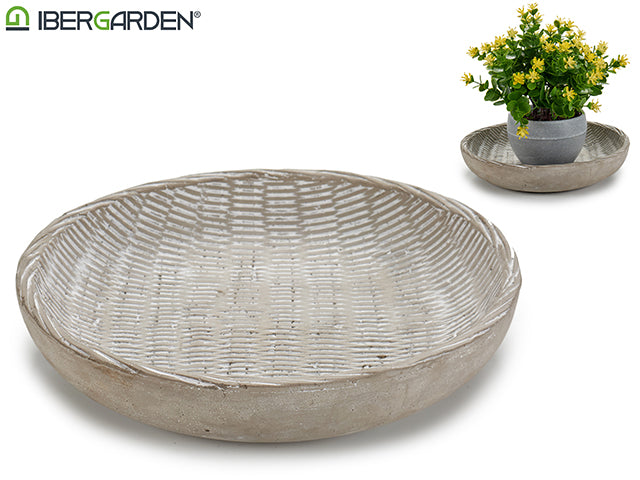 Cement Plate Thin Rattan Relieff