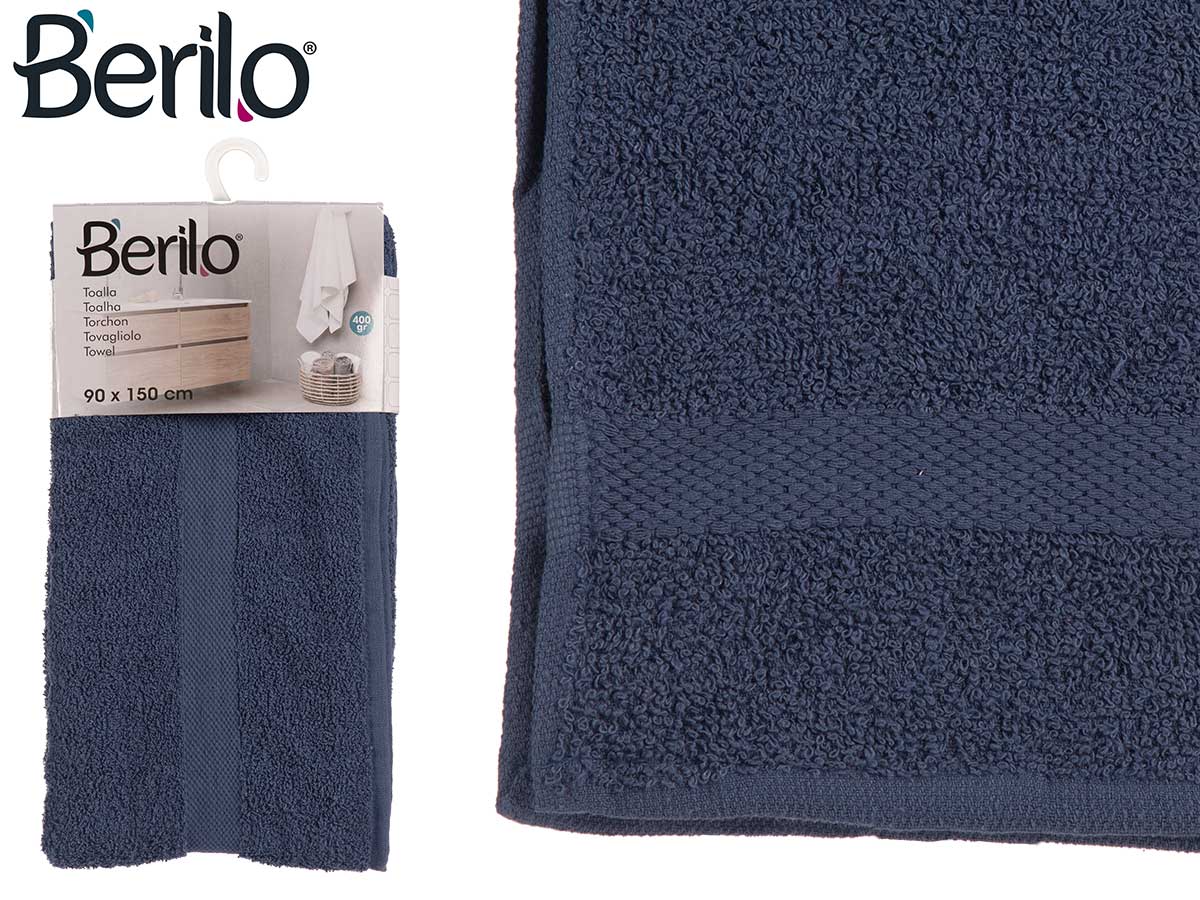 Dark Blue Towel 90 x 150