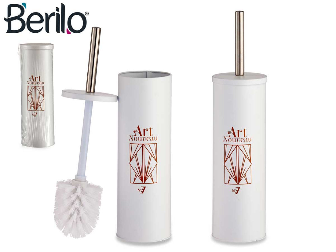 Art Nouveau Toilet Brush With Close Holder