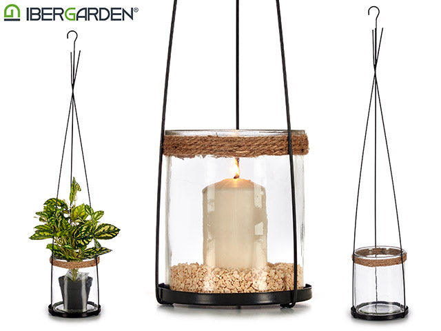 Conic Candleholder W/Cylinder Base