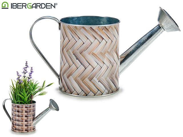 Metal Flowerpot Watering Wicker Mix 2
