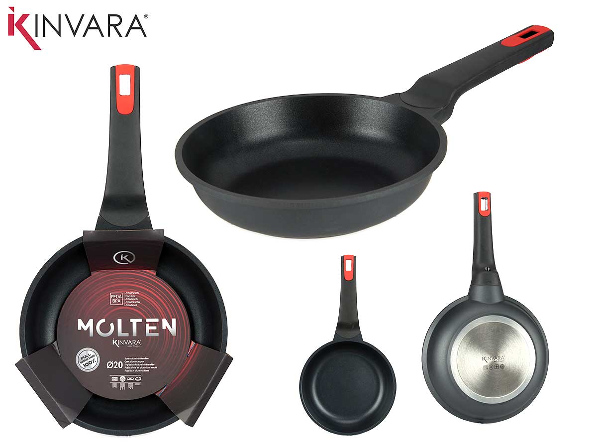 20Cm Full Induction Molten Cast Aluminium Pan