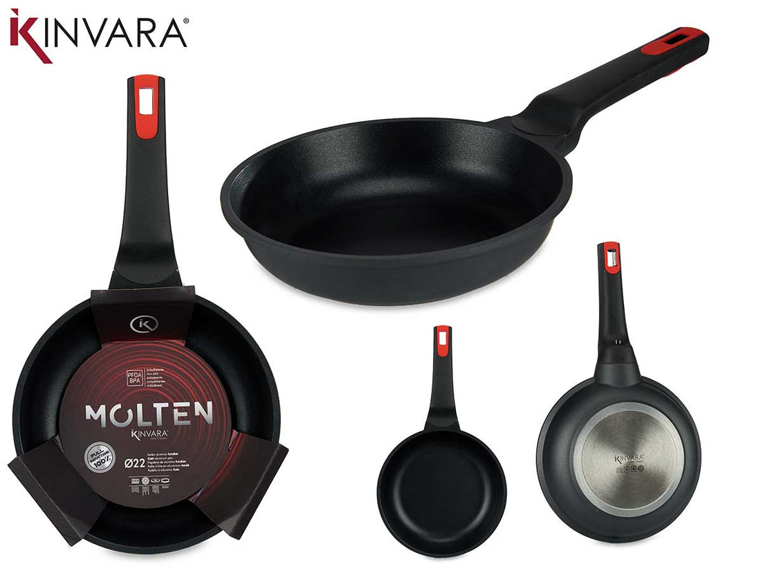 22Cm Full Induction Molten Cast Aluminium Pan