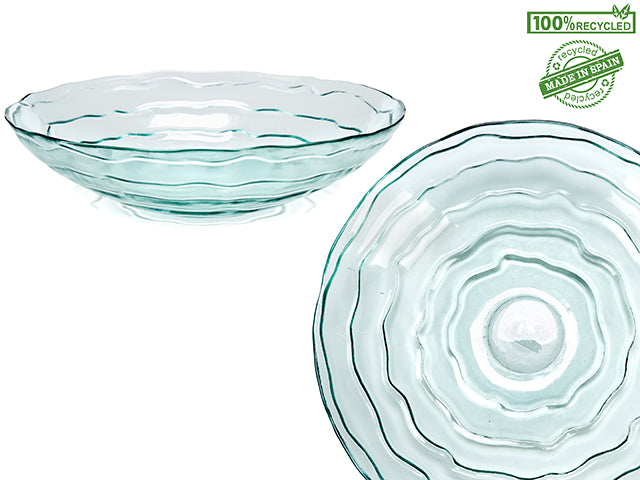 Center Bowl 39Cm Recycled Glass