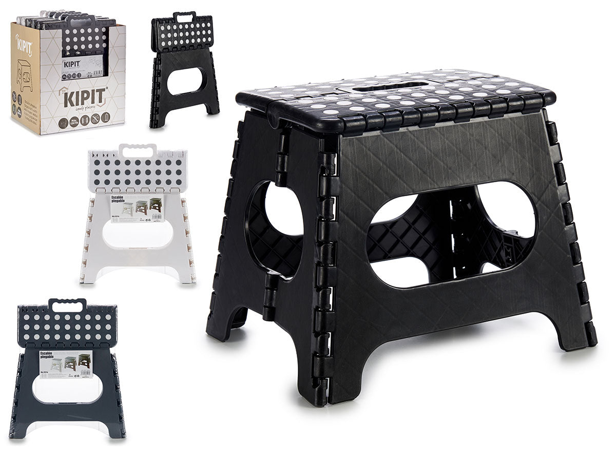 Stool Folding Med Mix 3 Dark Colors