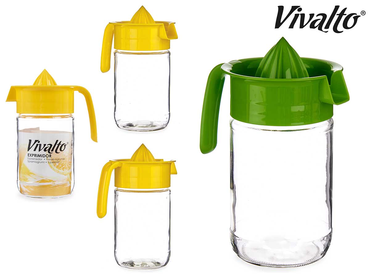 Glass Squeezer Green Yellow Assort 2 660 ml