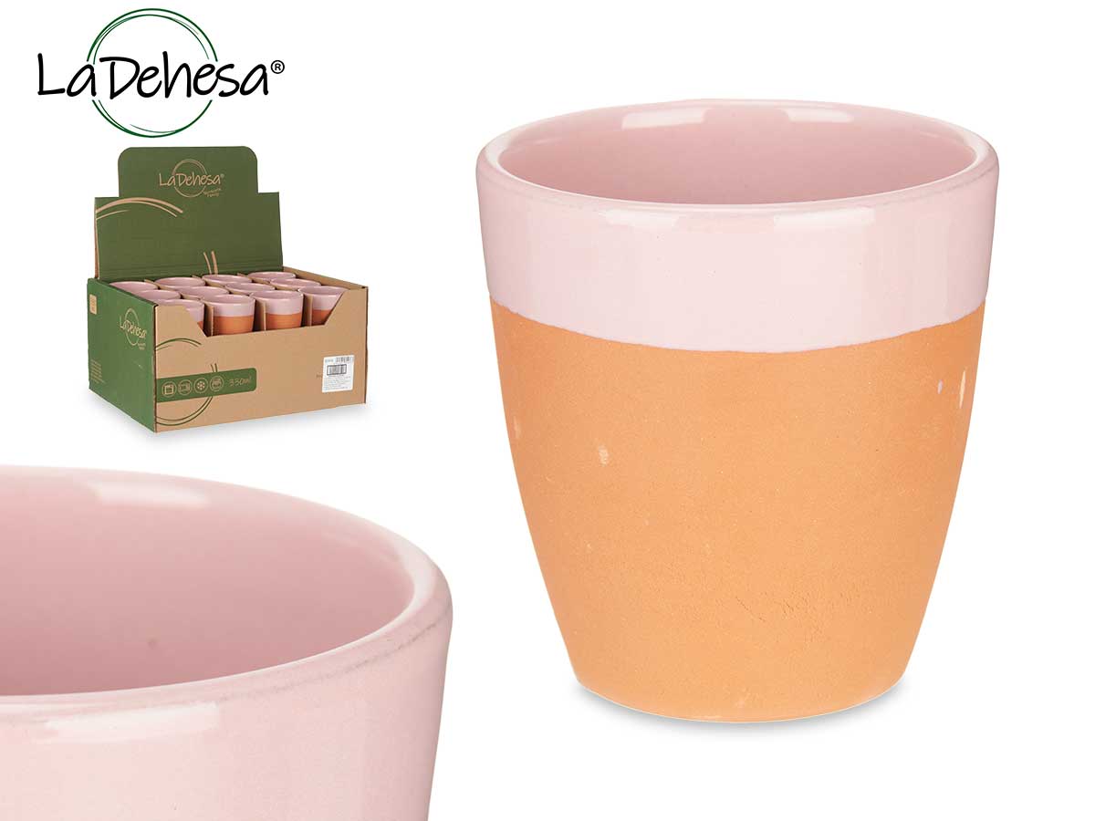 Earthenware Glass 330 ml Pink