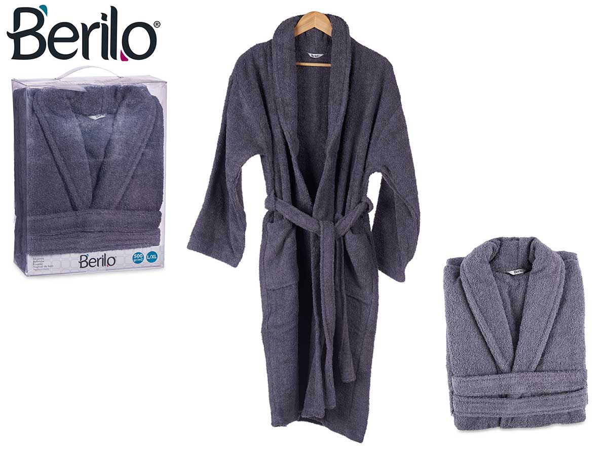 Grey Bath Robe L/XL