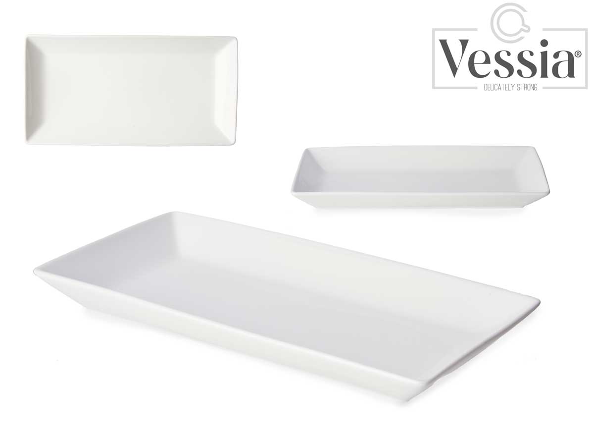 Rectangular Porcelain Tray 30,5Cm