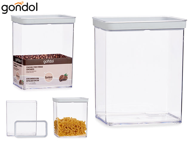 Rectangular Hermetical Plastic Box 3,3L