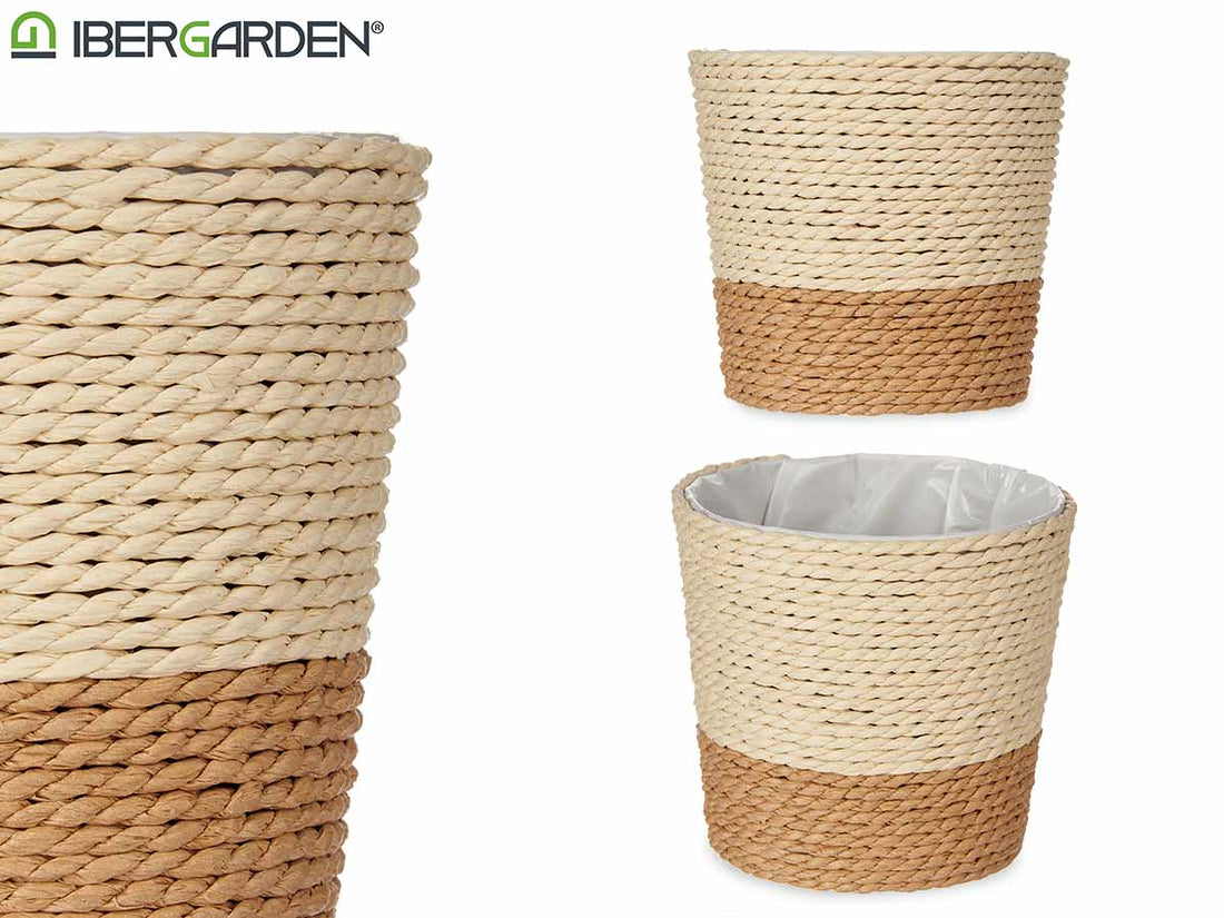 Natural Brown Rope Flower Pot 10X10Cm