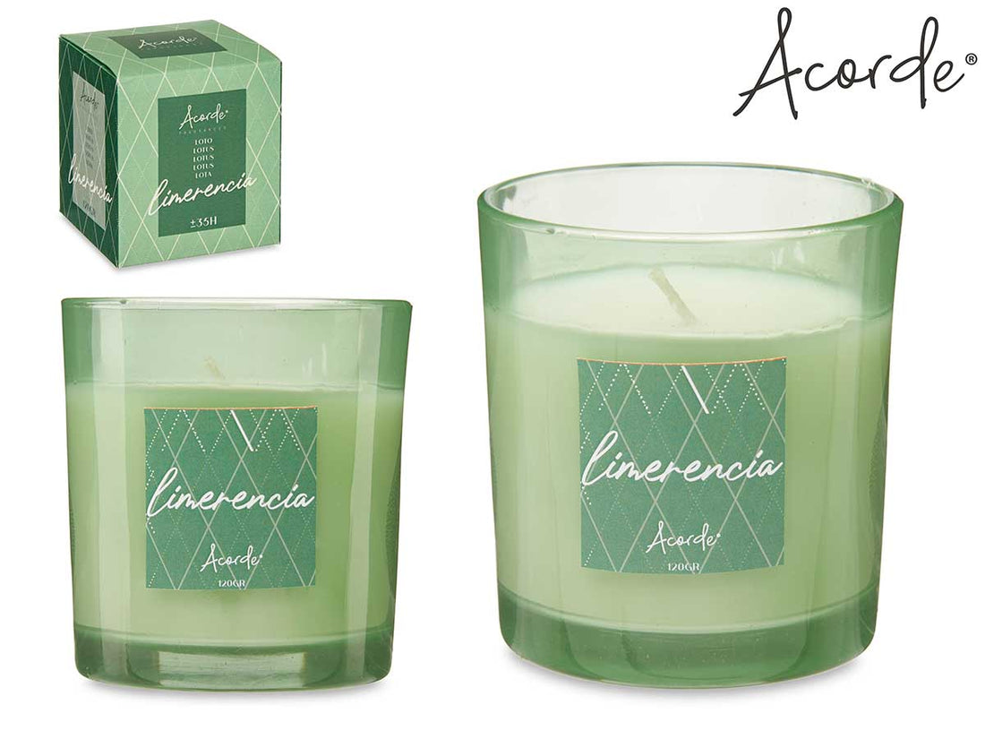 Lotus Scented Candle Glass 120 gr