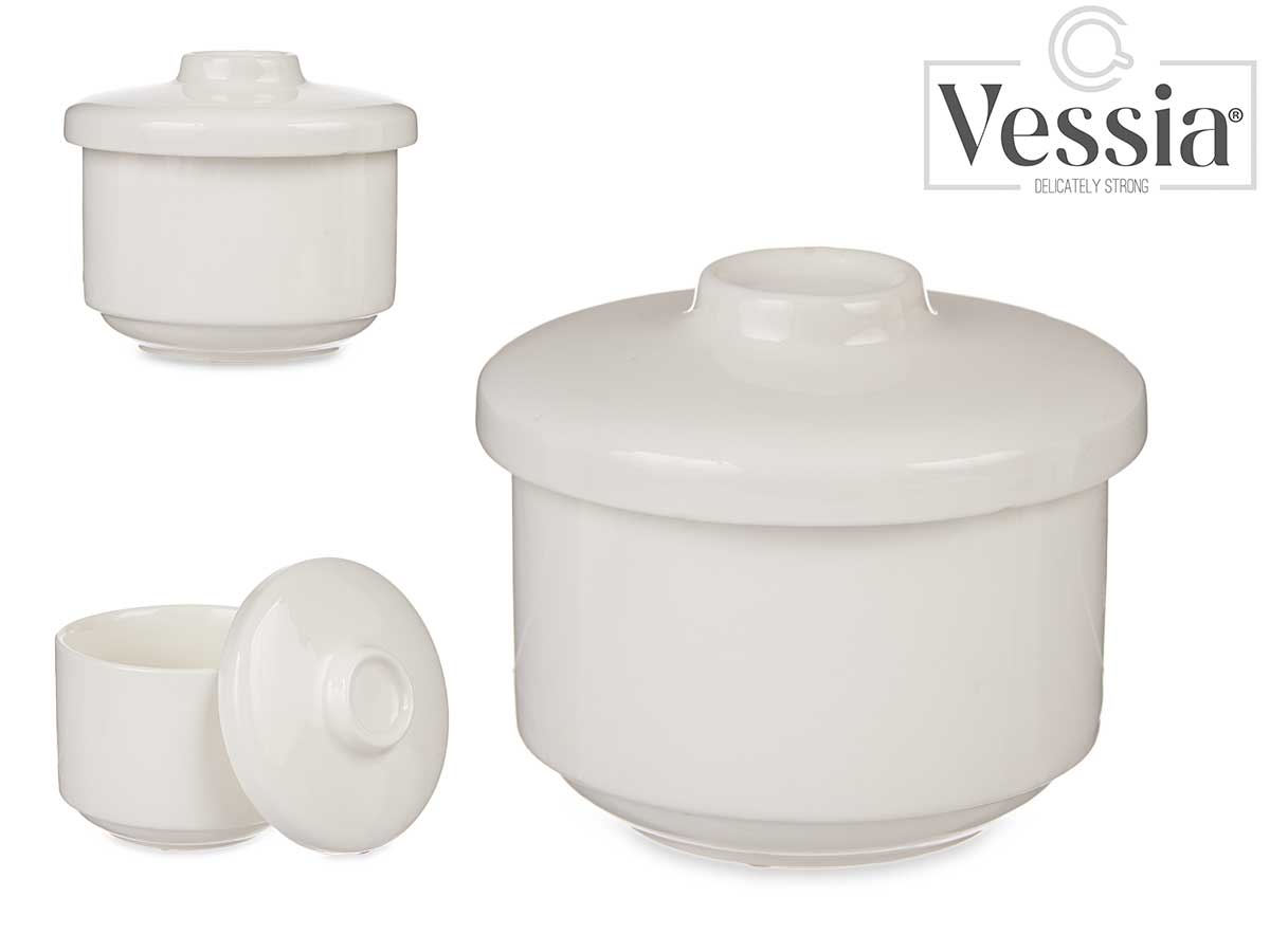 Caixa de Açúcar Porcelana Branca 240ml