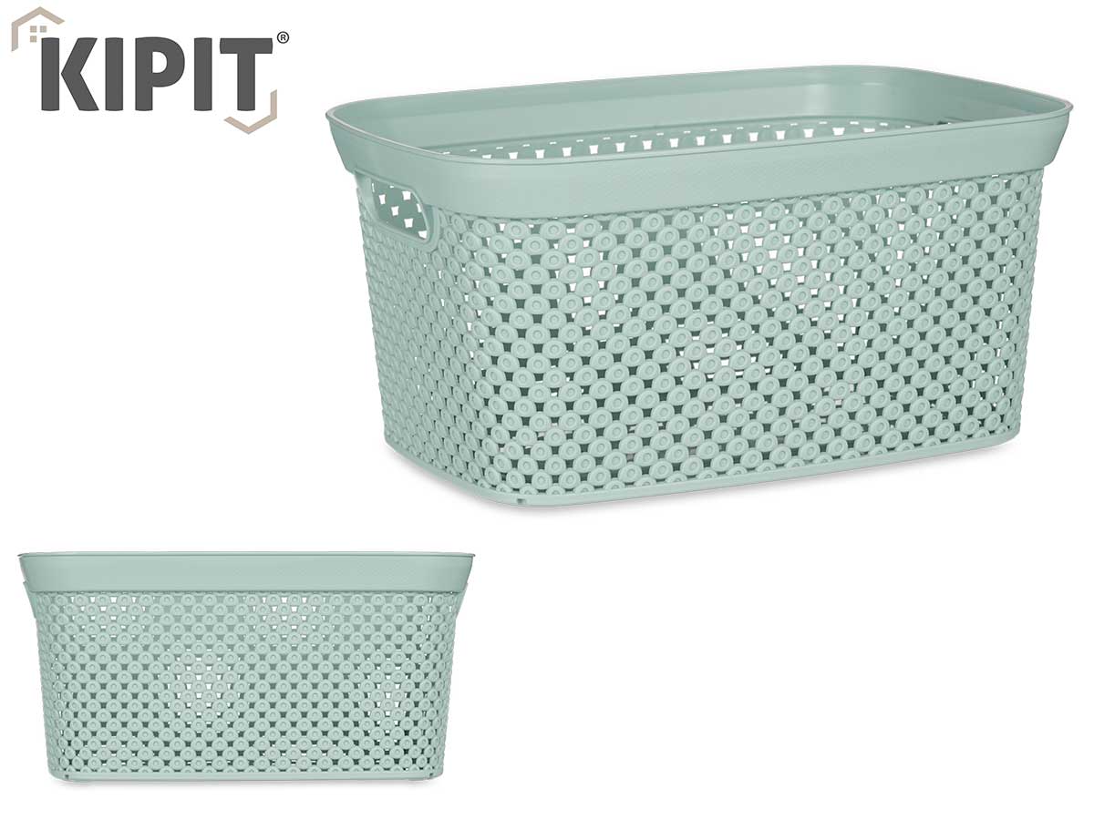 Mint Plastic Organiser Basket 10L