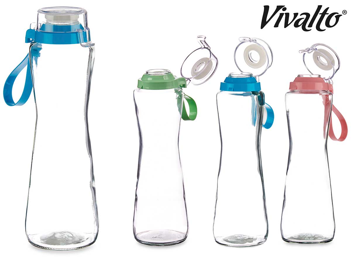 Bright Colours Glass Bottle Assort 3 750 cl