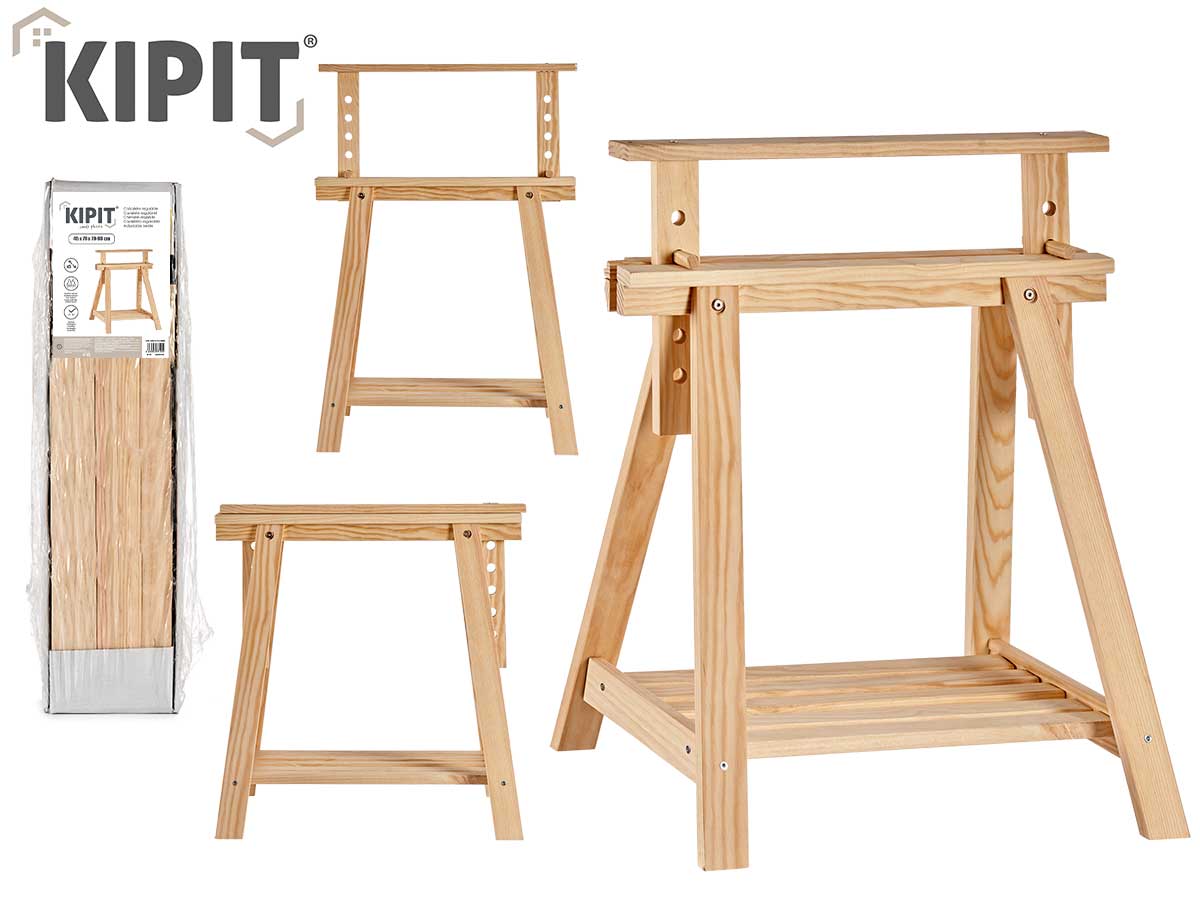 Wood Natural Adjustable Easel