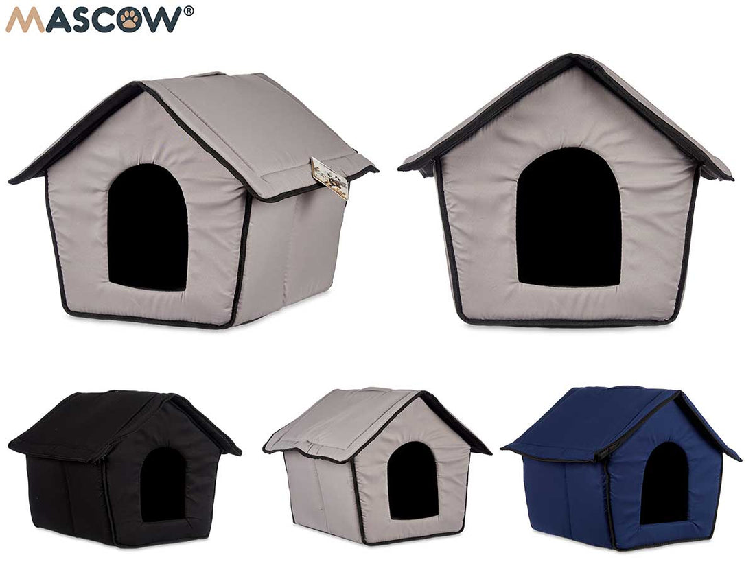 Padded Medium Pet House Assort 3 Colours