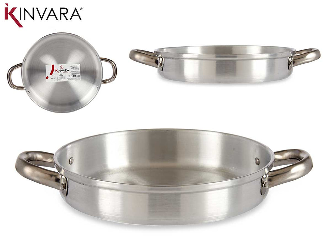 22Cm Aluminium Frying Pan With Handles