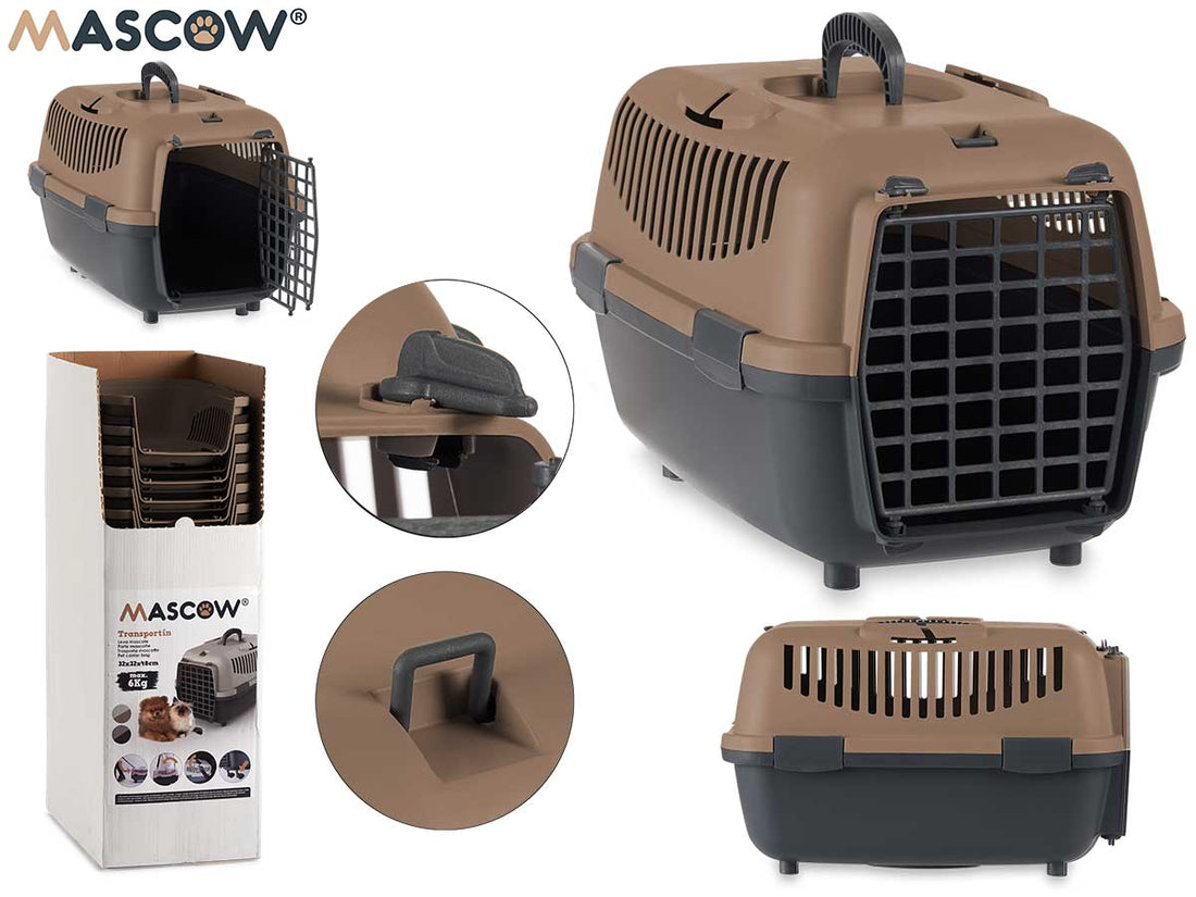Beige Plastic Pet Transporter