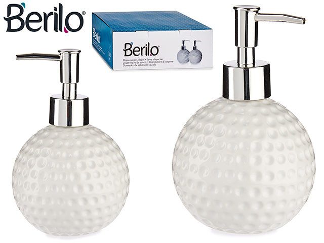 Dosificador de Jabón en Forma de Pelota de Golf Blanco 300 ml