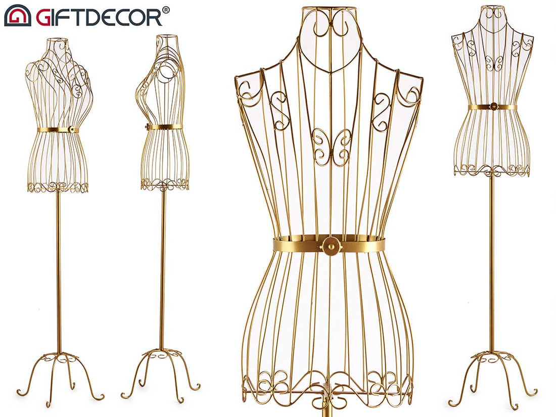 Golden Metal Mannequin