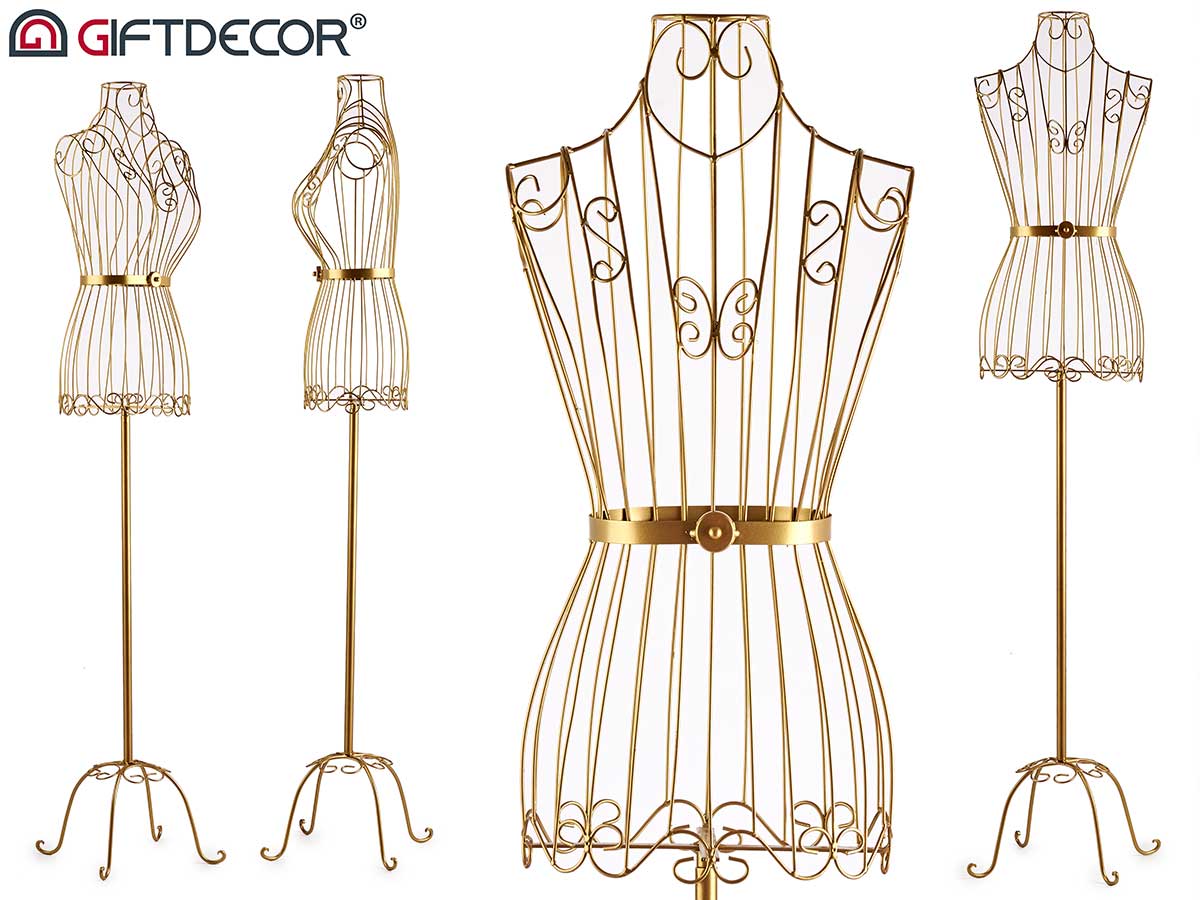 Golden Metal Mannequin